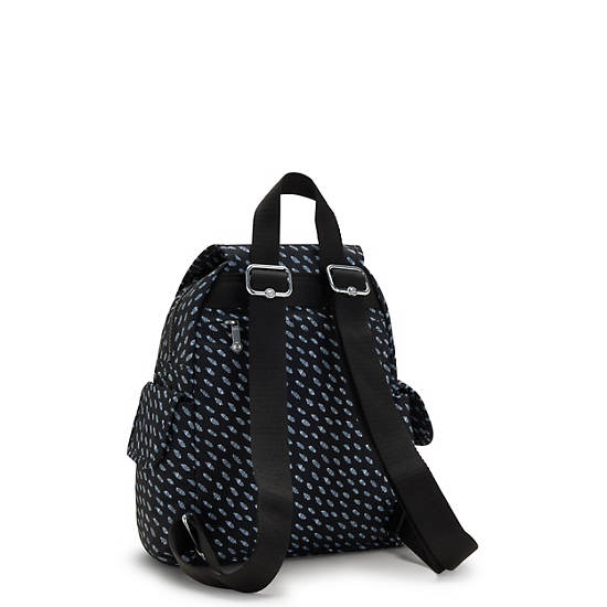 Kipling City Pack Mini Printed Rugzak Zwart | België 1722KO